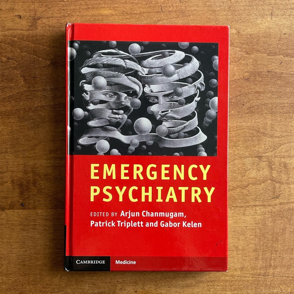 Hardcover Book Emergency Psychiatry Cambridge Medicine Mental Disorders